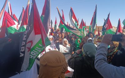 مشاركة اتحاد شبيبة الساقية الحمراء ووادي الذهب في مهرجان تضامني بولاية اوسرد